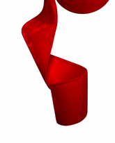 4" Lush Velvet Ribbon (Red)