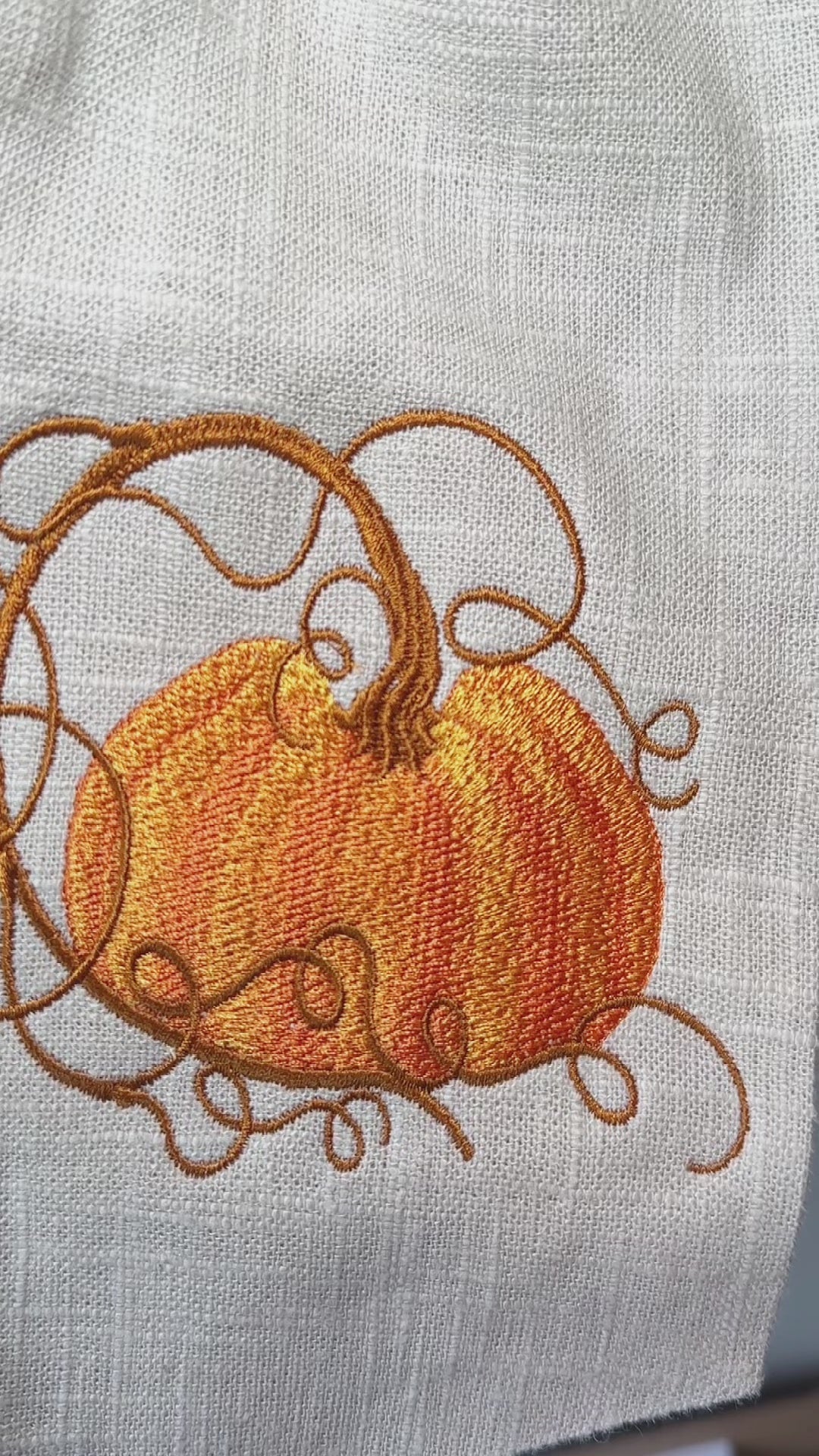 Fall Pumpkin Wreath Sash