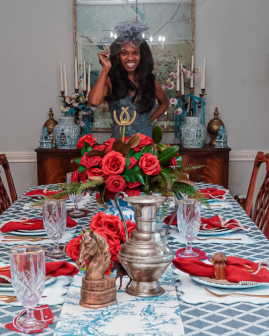 kentucky derby table setting