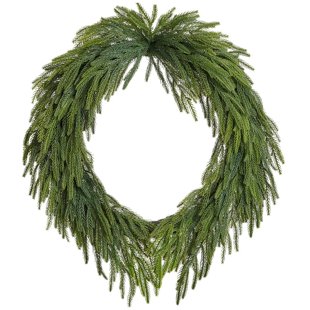 Real Touch Norfolk Pine Wreath