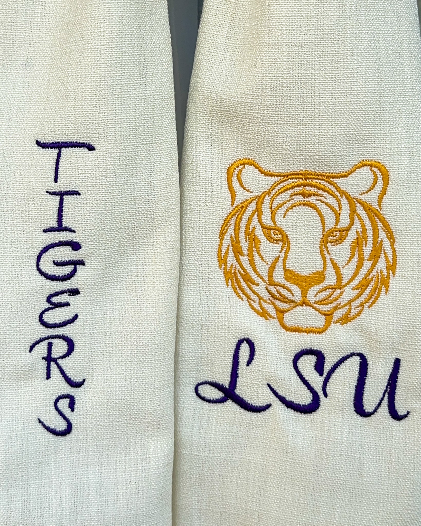 LSU Tiger Wreath Sash