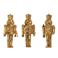 Gold Nutcracker Ornaments