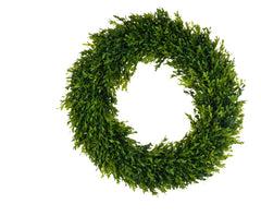 24” Boxwood Wreath, Round