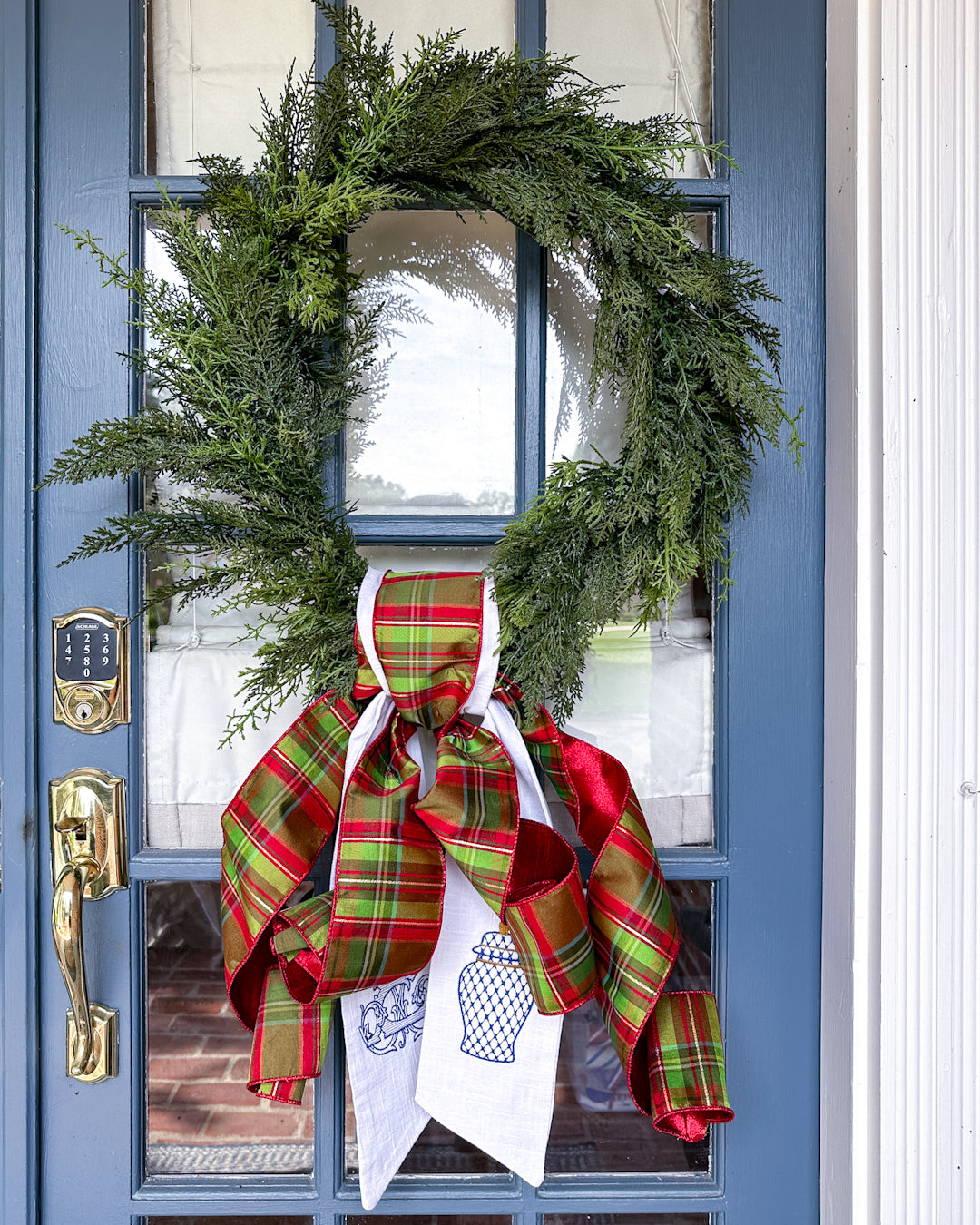 4” Taffeta Plaid Ribbon