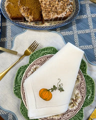 Pumpkin Scroll Dinner Napkin