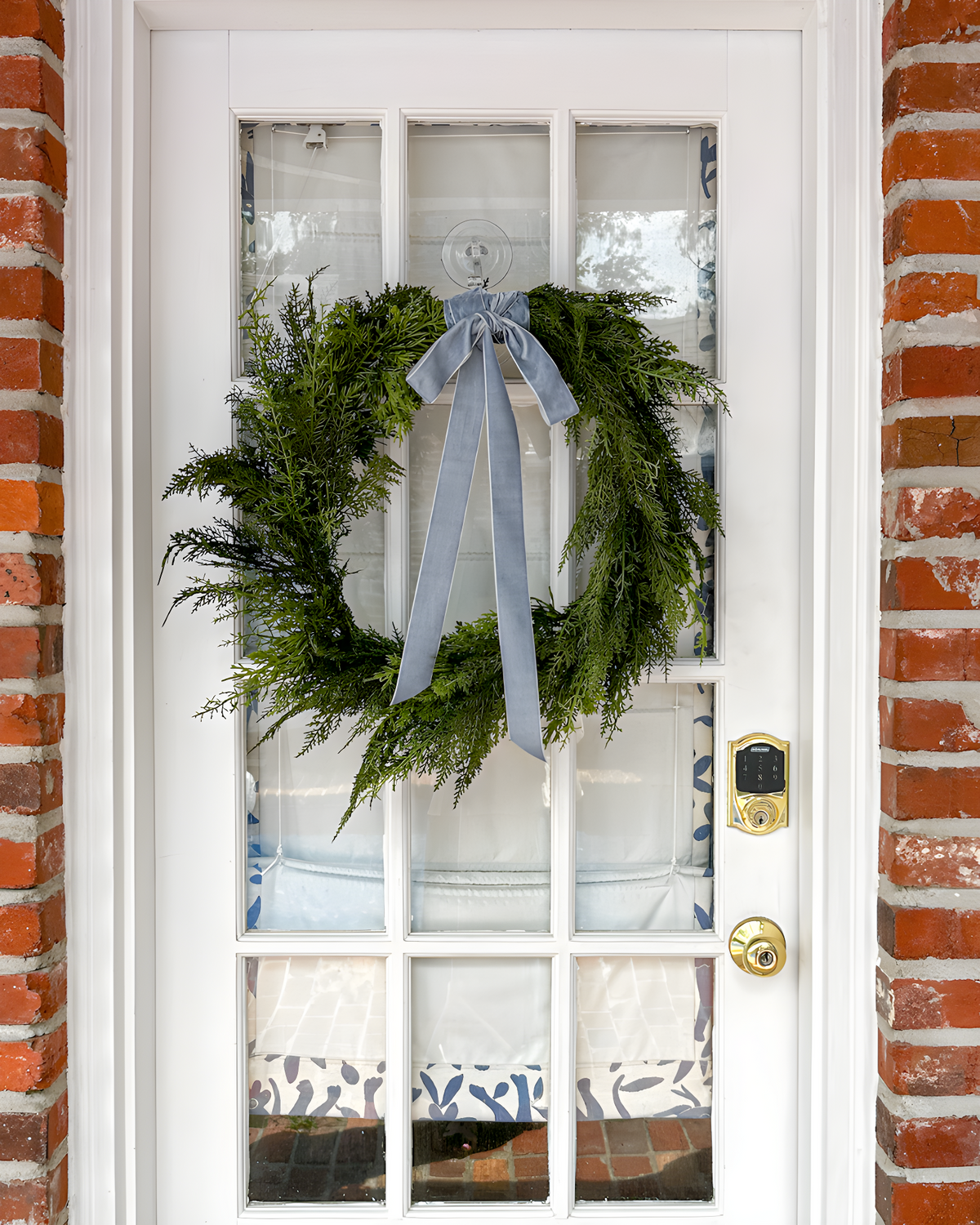 Dusty Blue Velvet Ribbon