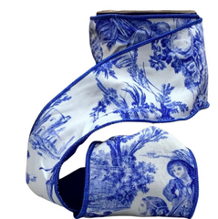 4" canvas toile ribbon