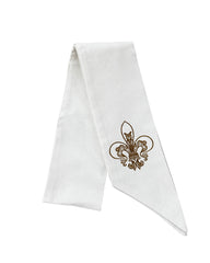 Fleur De Lis Wreath Sash