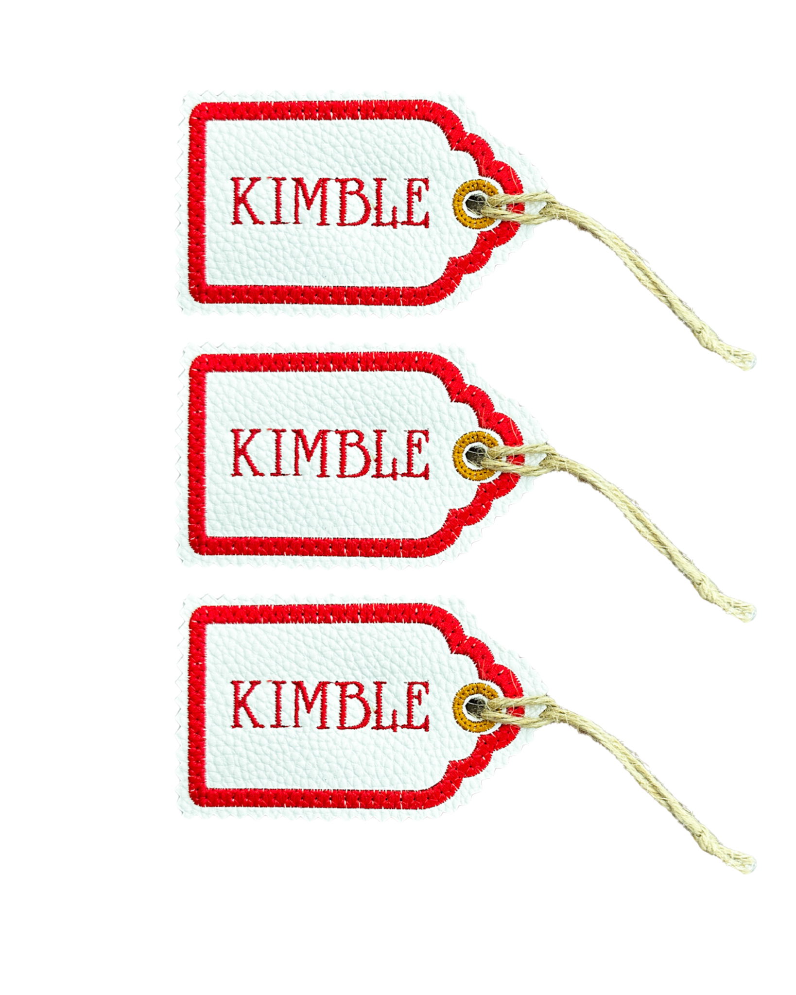 Embroidered Gift Tags