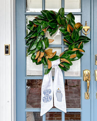 Chinoiserie Ginger Jar Wreath Sash