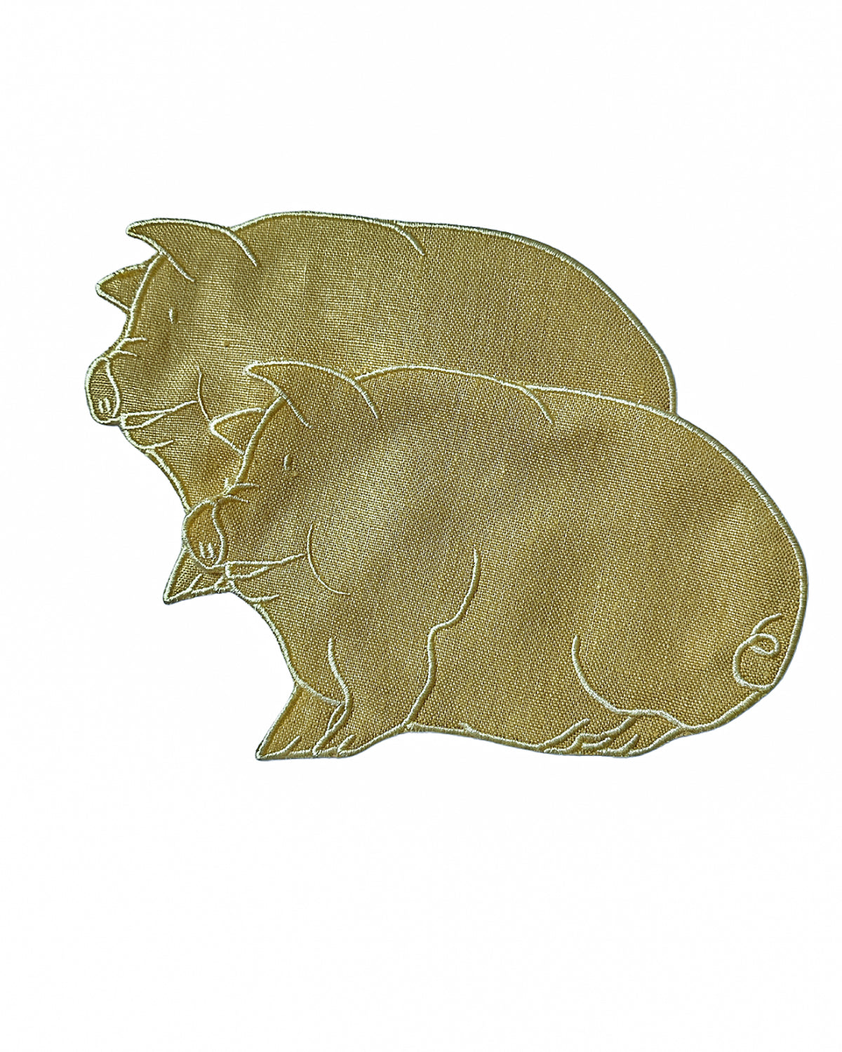 Lil’ Piggy Cocktail Napkins (4) Yellow