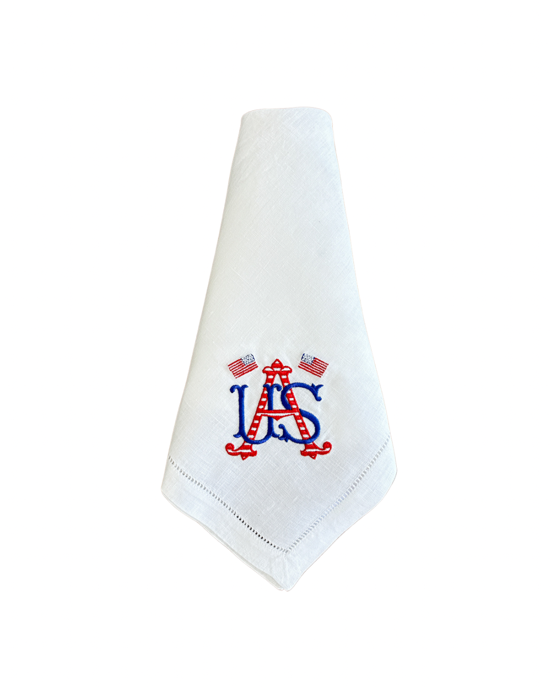 Embroidered USA Dinner Napkin (1)