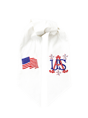 USA Patriotic Flag Wreath Sash