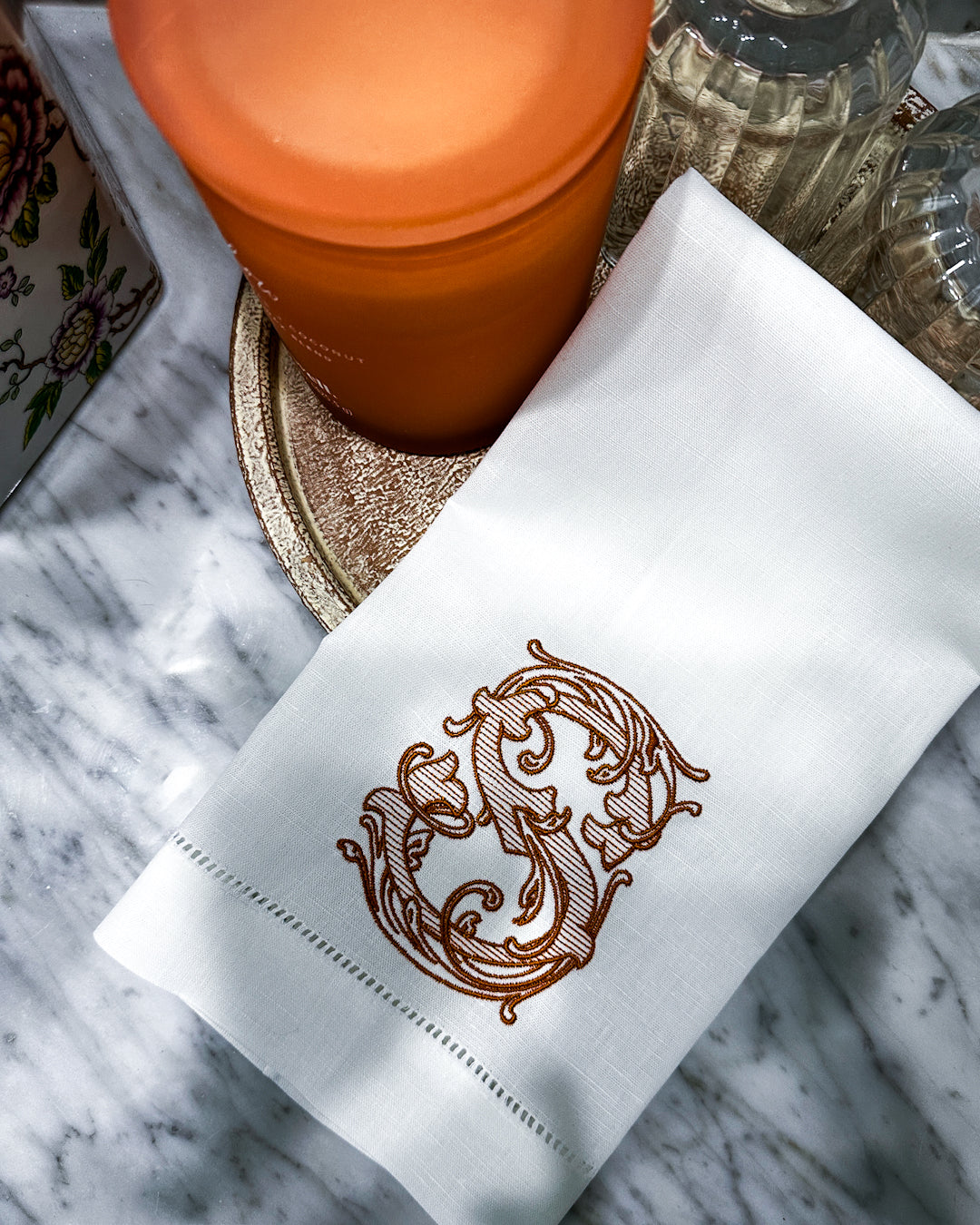 Monogrammed Fingertip/Hand Towel