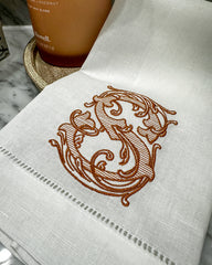 Monogrammed Fingertip/Hand Towel